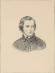 Portret van Willem Geefs, door Fanny Geefs-Corr (1840-1842)